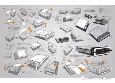 电子产品设计手绘灵感图 考研必备专题